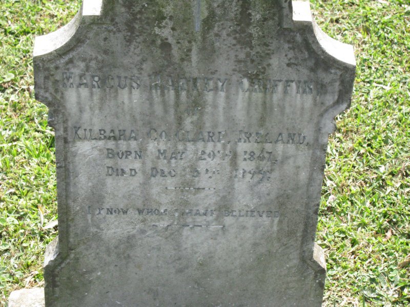 GRIFFIN Marcus Harvey 1867-1899