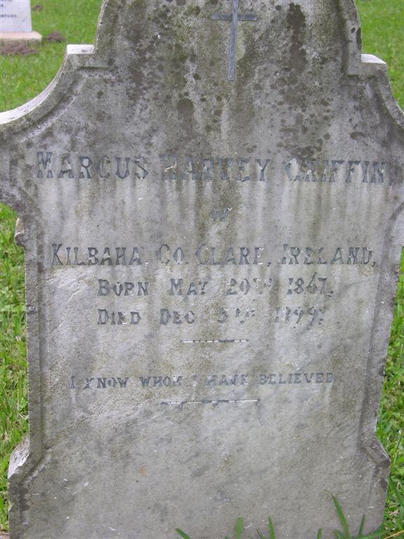 GRIFFIN Marcus Harvey 1867-1899