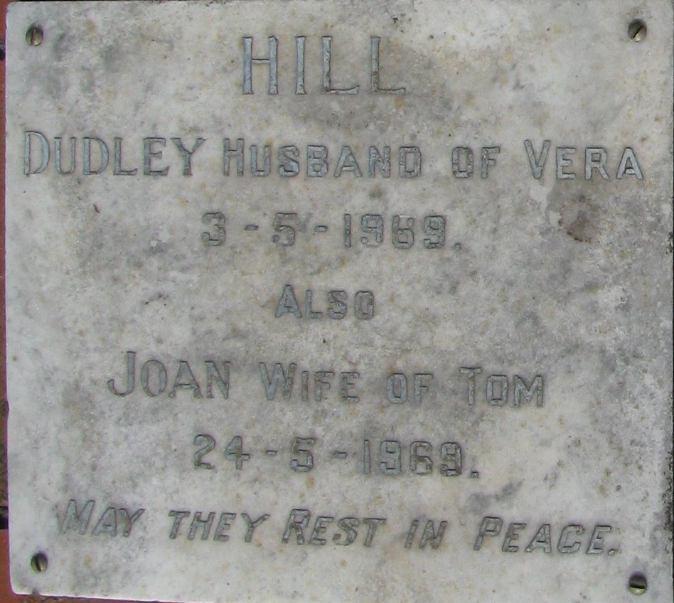 HILL Dudley -1969 :: HILL Joan -1969