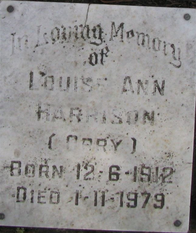 HARRISON Louise  Ann 1912-1979