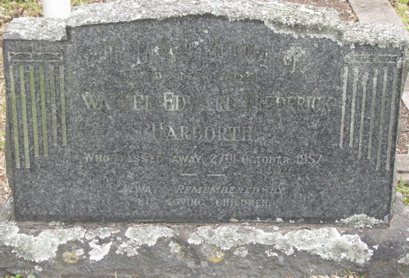 HARBORTH Walter Edward Frederick -1957