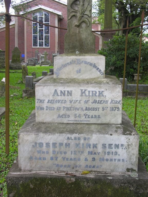 KIRK Joseph -1913 &amp; Ann -1879