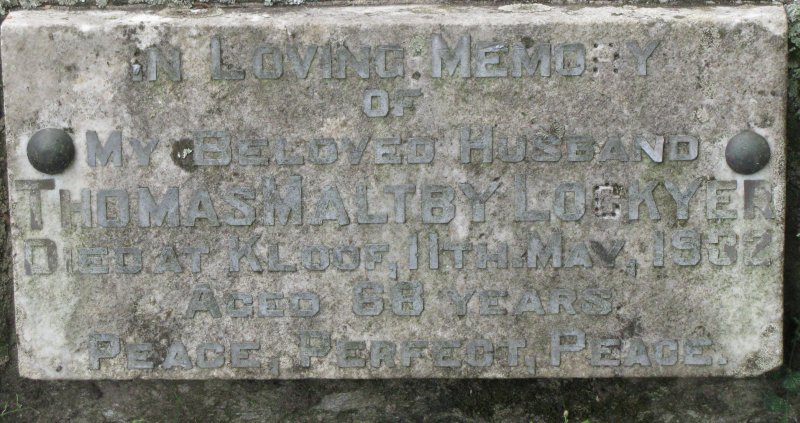 LOCKYER Thomas Maltby 1864-1932