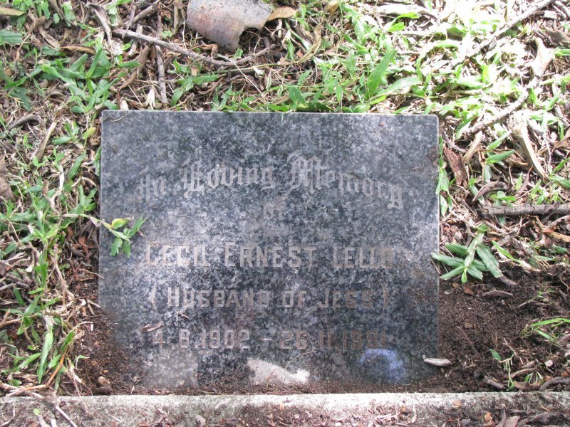 LELLO Cecil Ernest 1902-1991