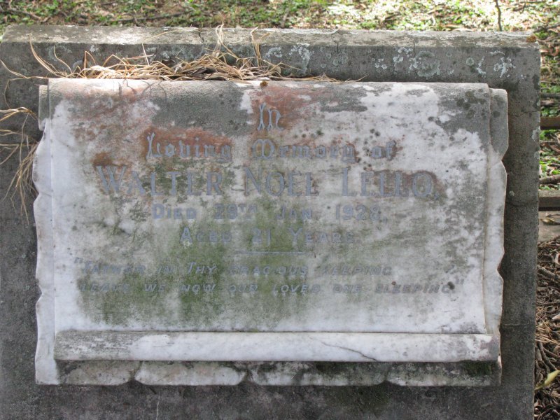 LELLO Walter Noël 1907-1928
