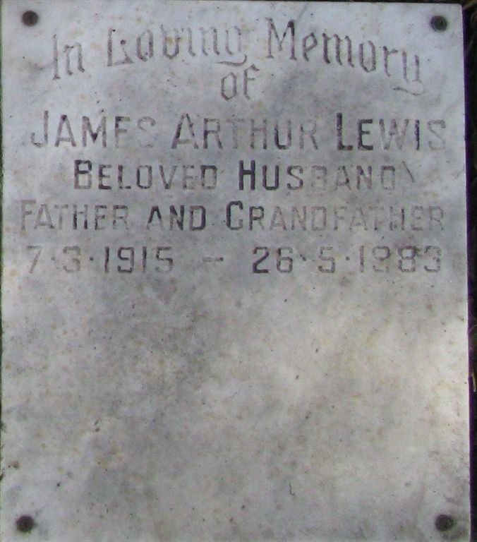 LEWIS James Arthur 1915-1983