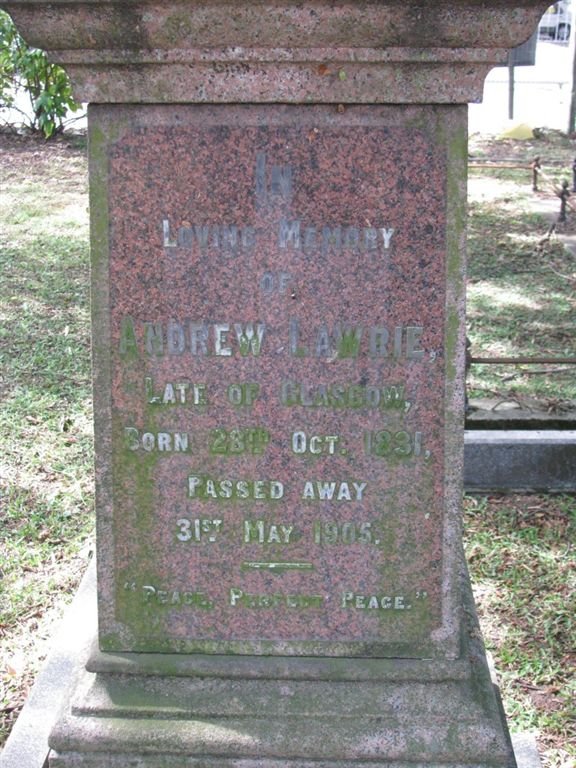 LAWRIE Andrew 1831-1905