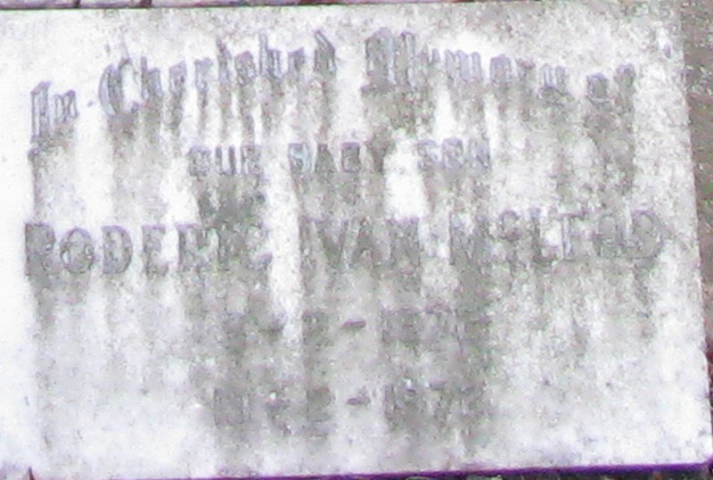 MCLEOD Roderick Ivan 1972-1972