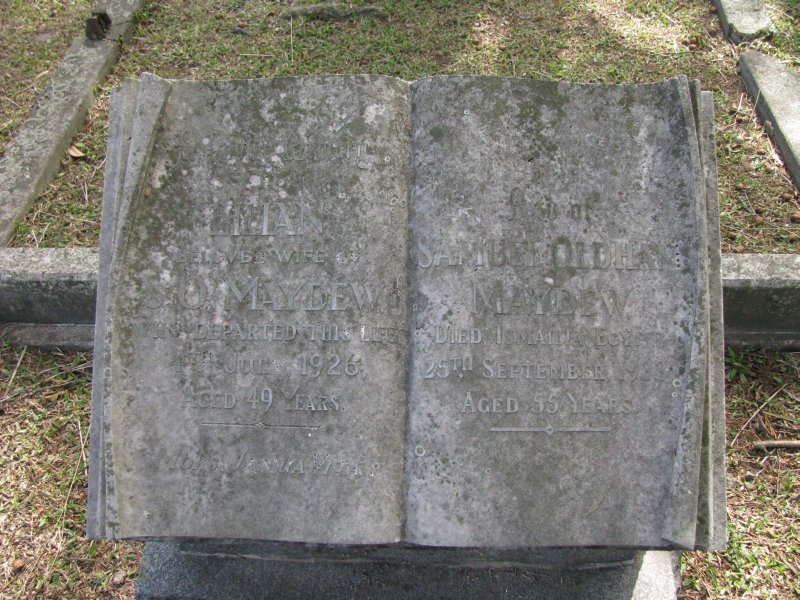 MAYDEW Samuel Oldham 1878-1933 &amp; Lilian 1875-1926