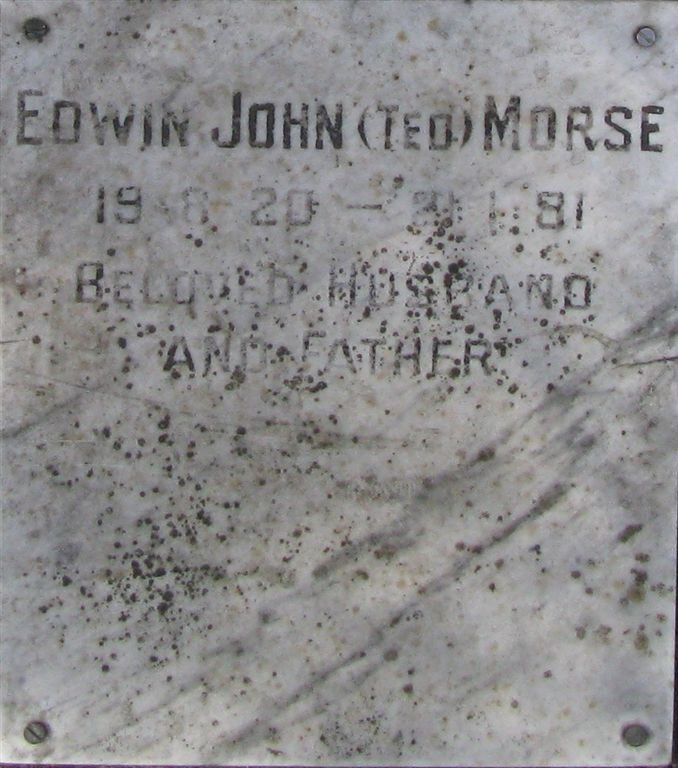 MORSE Edwin John 1920-1981