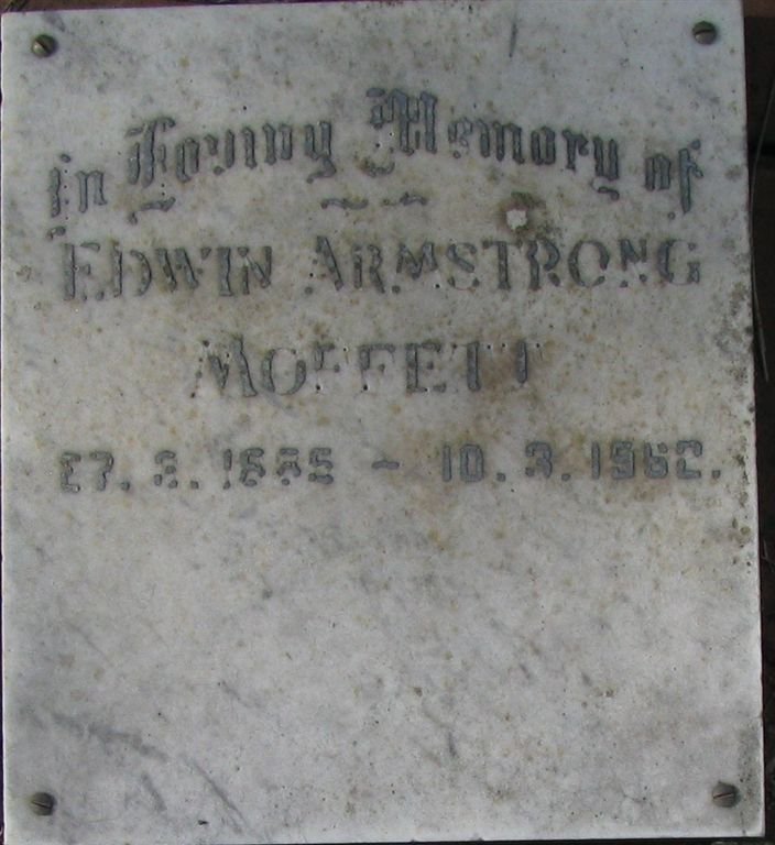 MOFFETT Edwin Armstrong 1885-1962