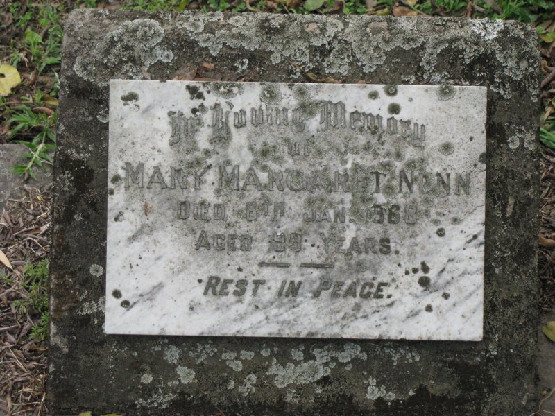 NUNN Mary Margaret 1869-1968