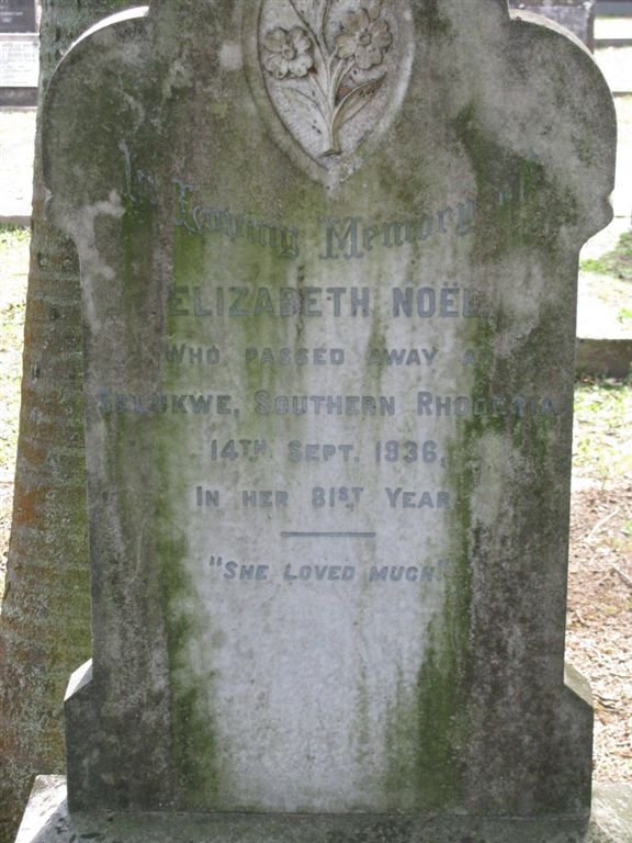 NOËL Elizabeth 1855-1936