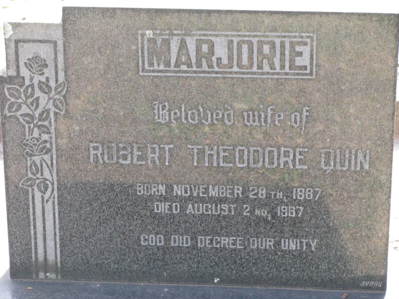 QUIN Majorie 1887-1967