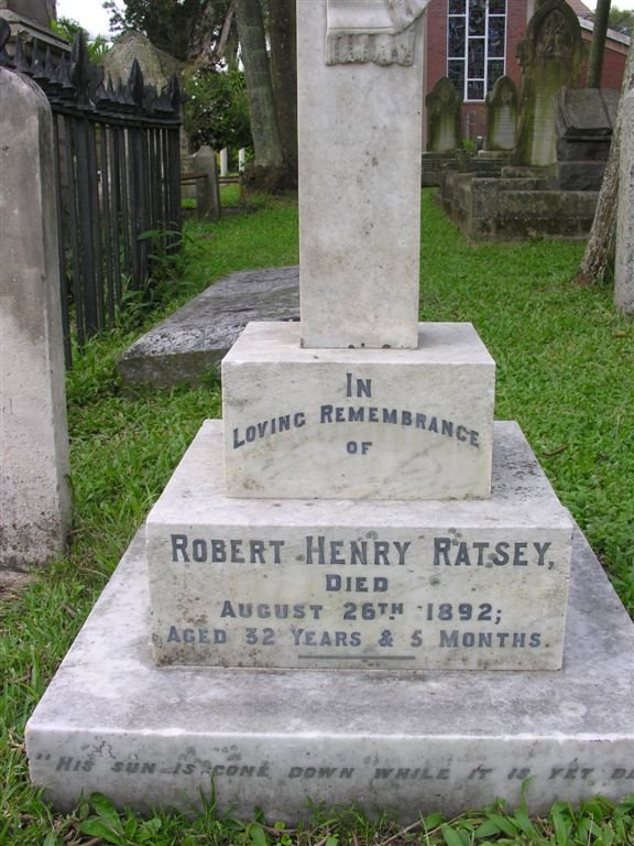 RATSEY Robert Henry -1892