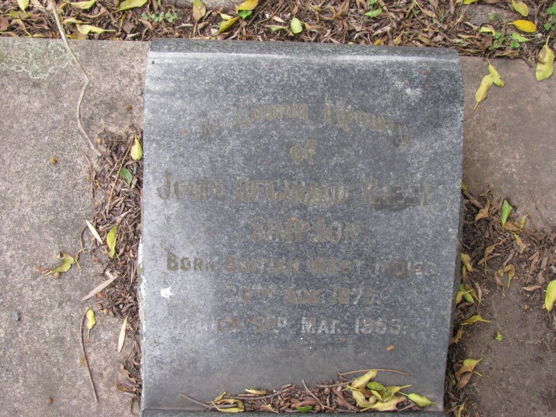 SIMPSON John Reginald Hazell 1875-1956