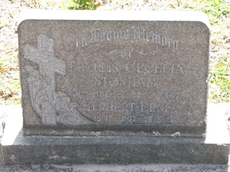 STONHAM Herbert Ernest 1907- &amp; Phyllis Cecelia 1917-1967