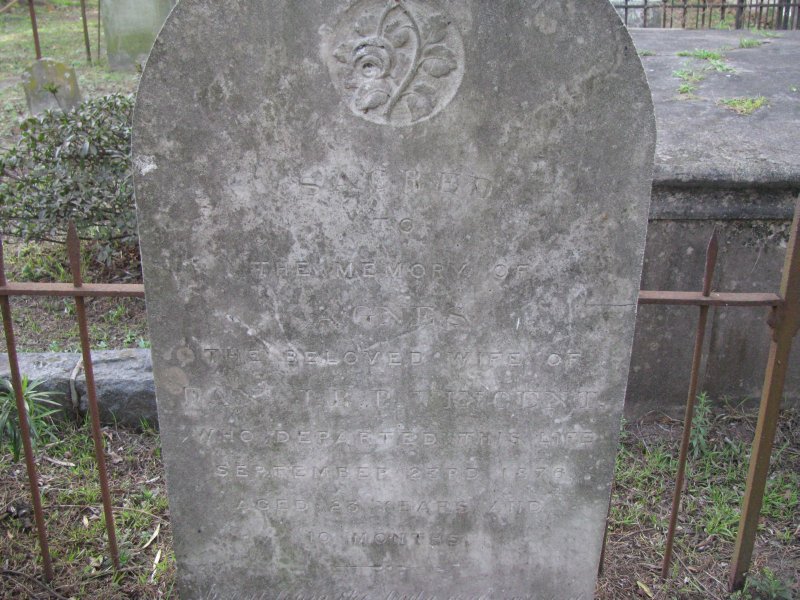 VINCENT Agnes 1852-1876