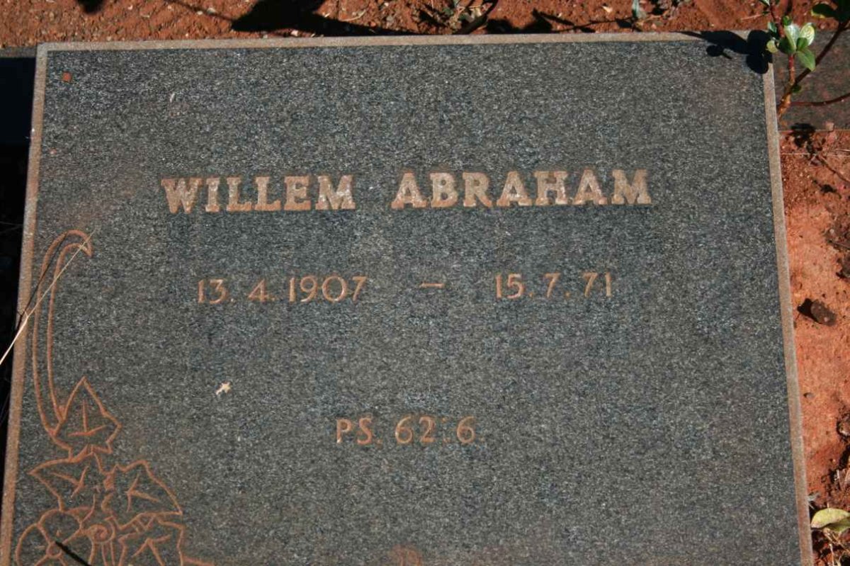 ABRAHAM Willem 1907-1971