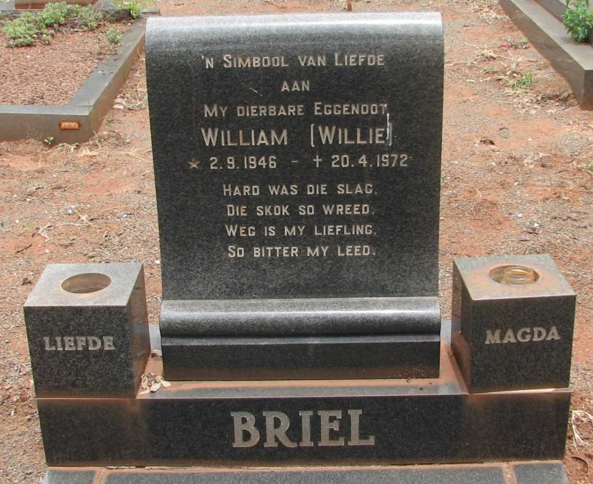 BRIEL William 1946-1972