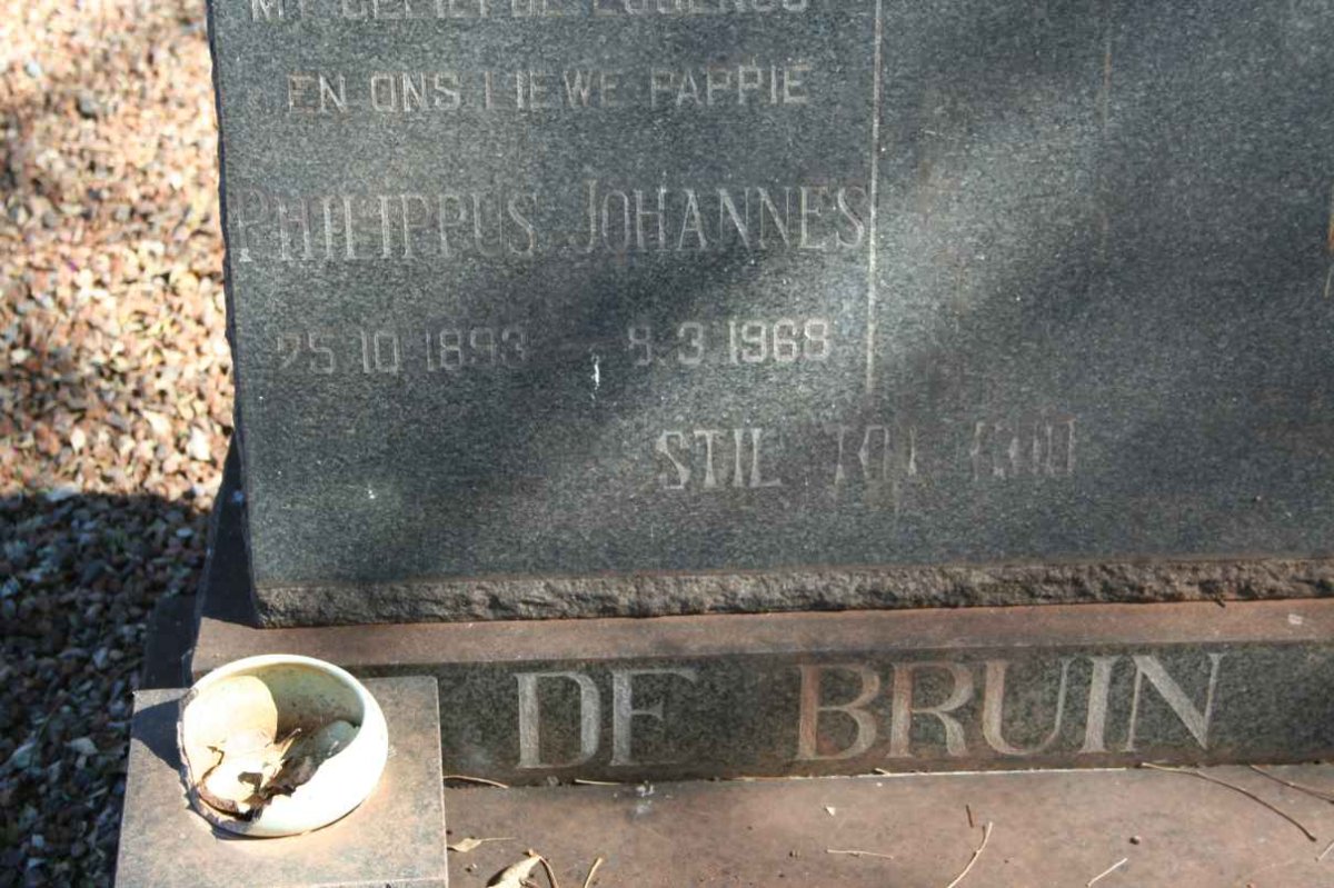 BRUIN Stephanus Johannes, de 1893-1968