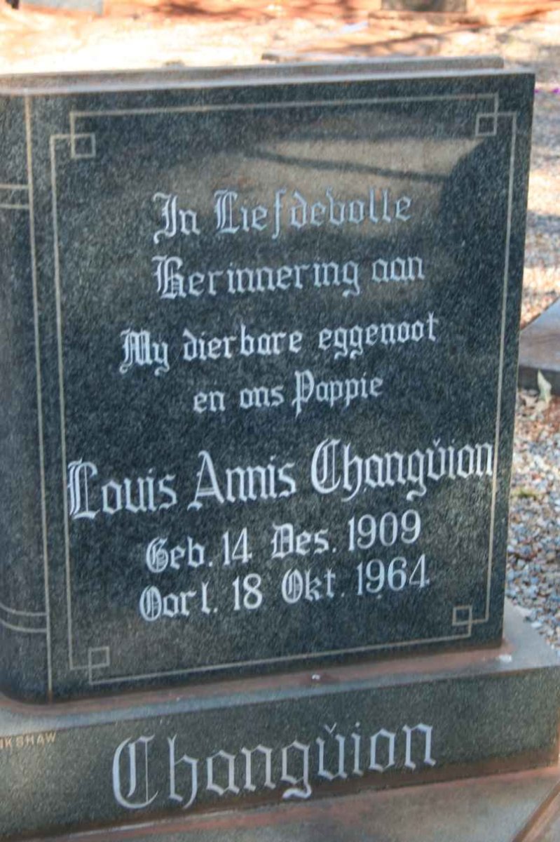 CHANGUION Louis Annis 1909-1964