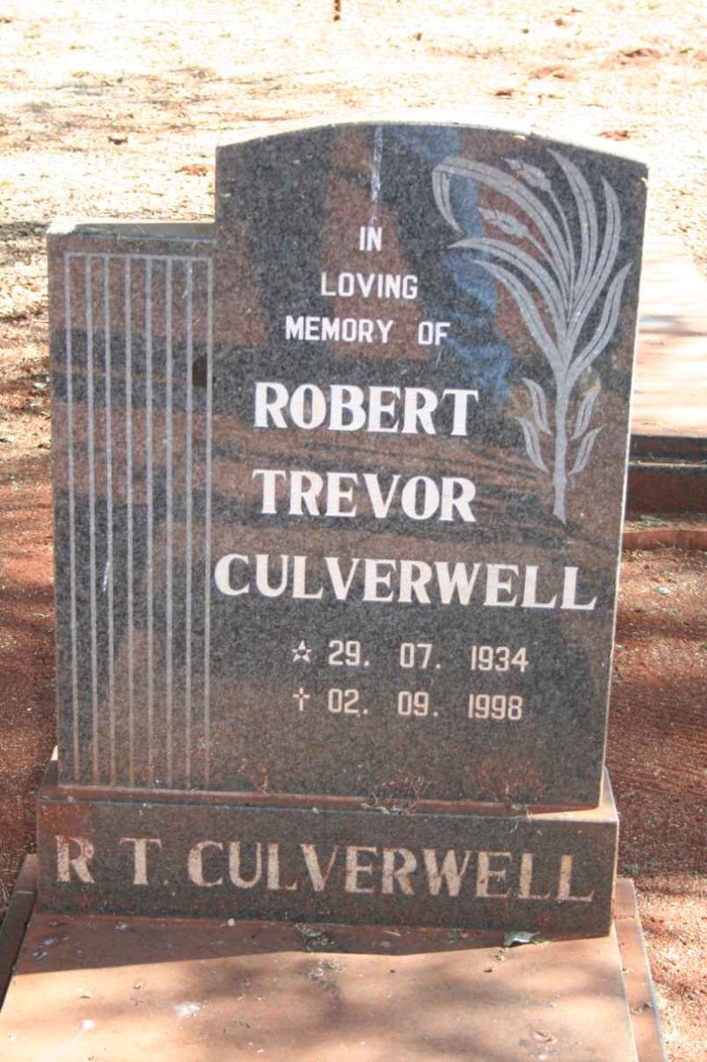 CULVERWELL Robert Trevor 1934-1998