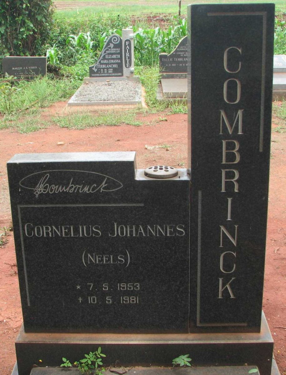 COMBRINCK Cornelius Johannes 1952-1981