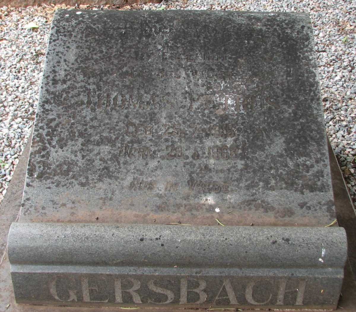 GERSBACH Thomas Petrus ?-?