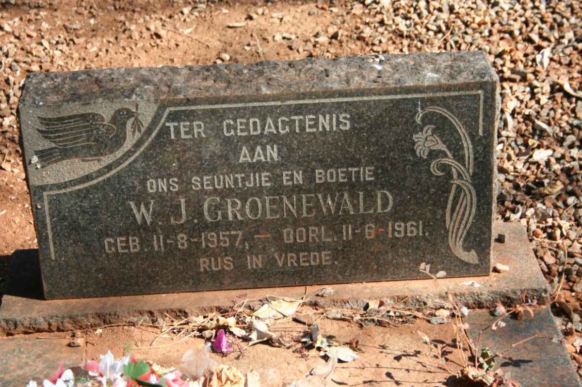 GROENEWALD W.J. 1957-1961