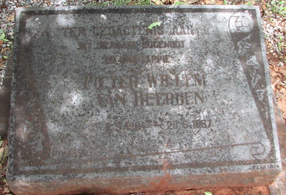 HEERDEN Pieter Willem, van 1904-1967