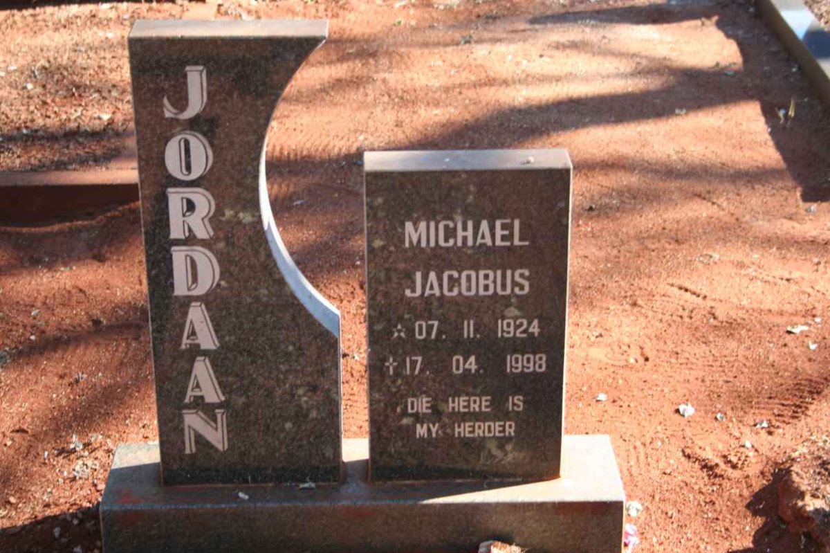 JORDAAN Michael Jacobus 1924-1998