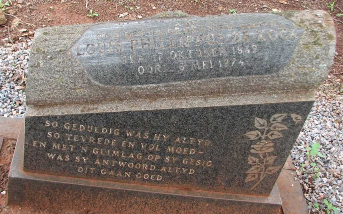 KOCK Louis Phillippus, de 1949-1974