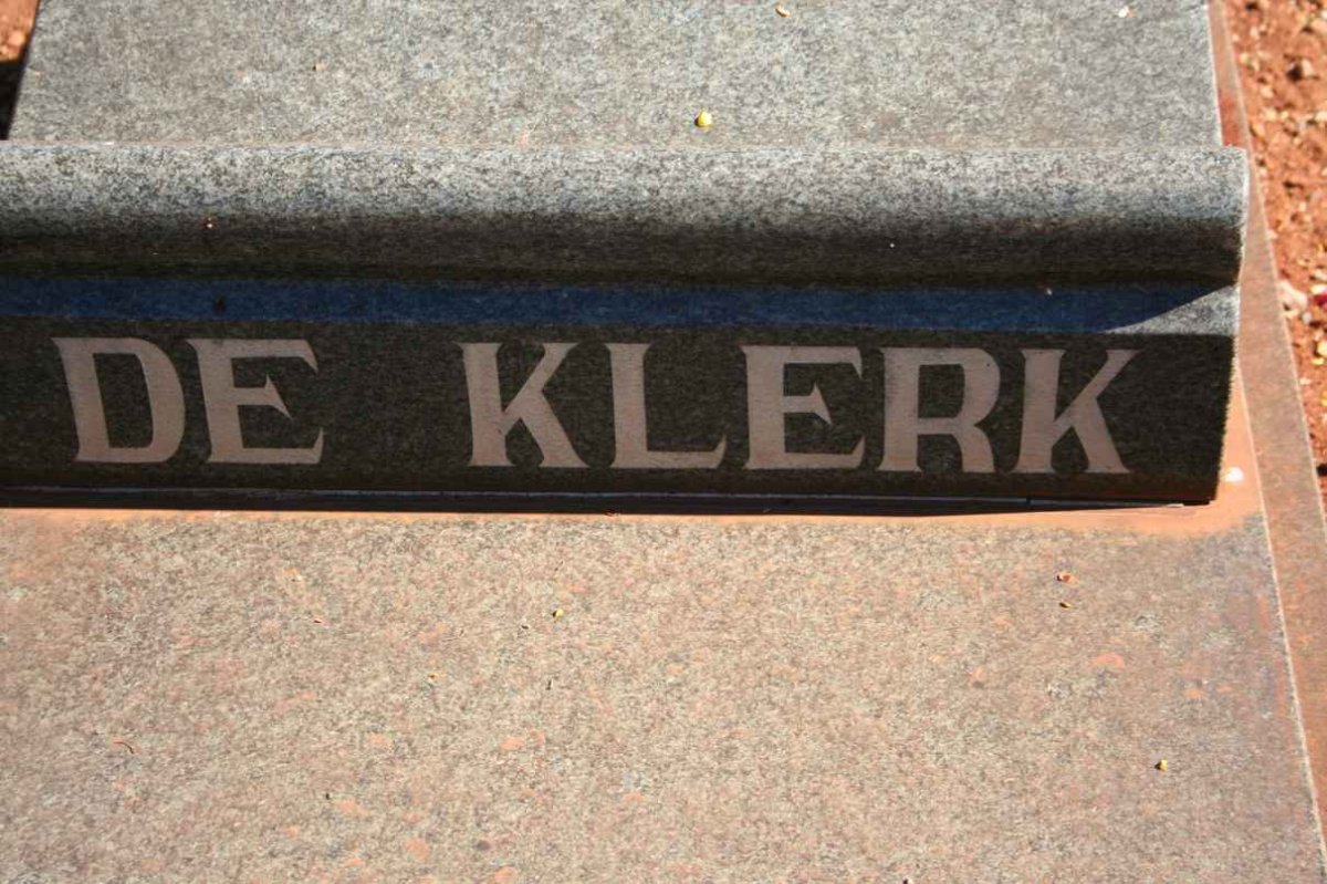 KLERK Izak Schalk Jacobus, de 1903-1987