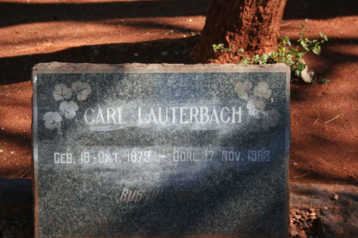 LAUTERBACH Carl 1879-1963