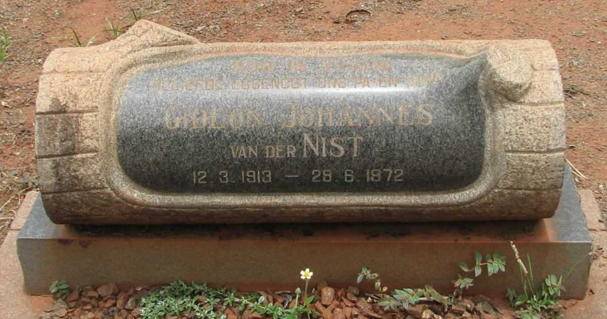 NIST Gideon Johannes, van der 1913-1972