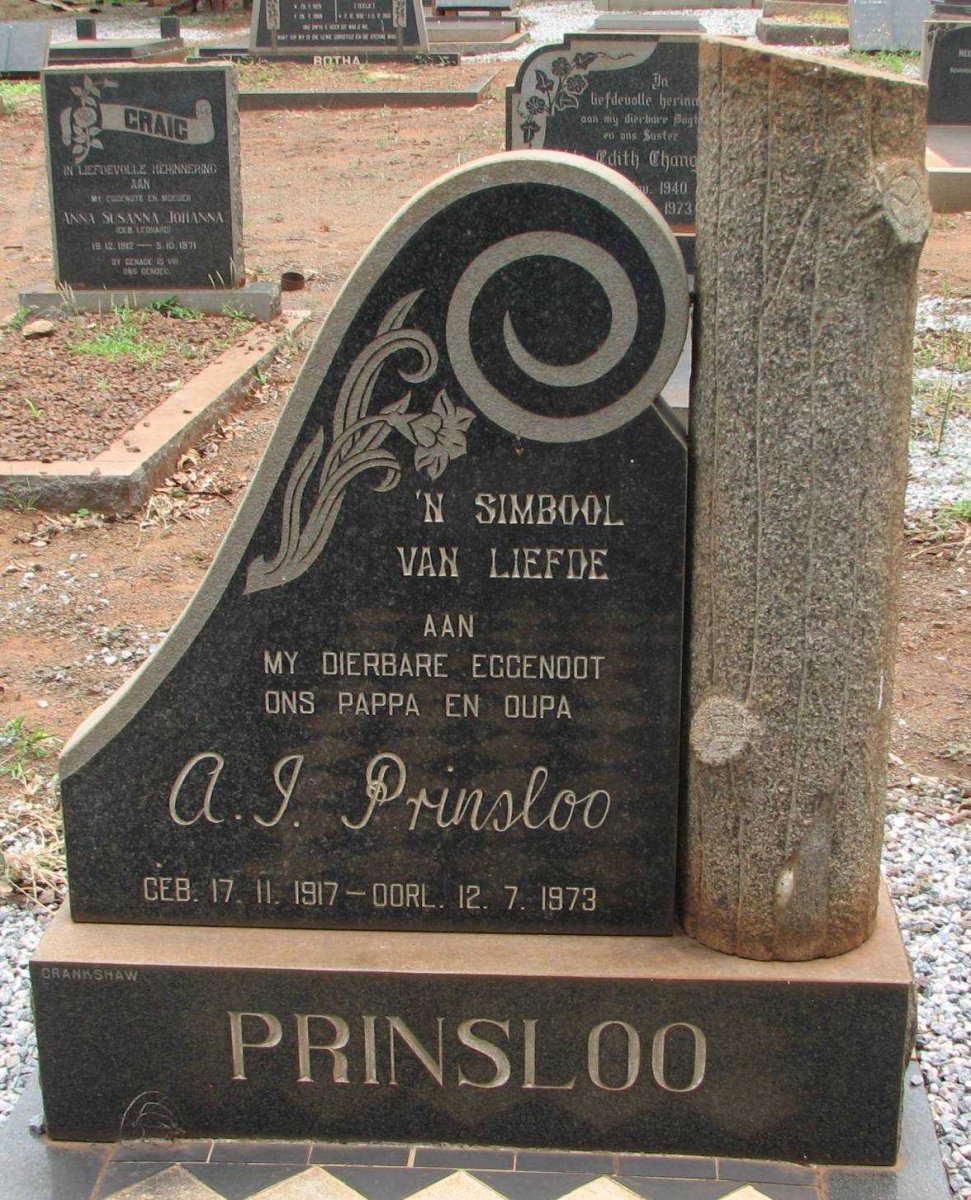 PRINSLOO A.J. 1917-1973