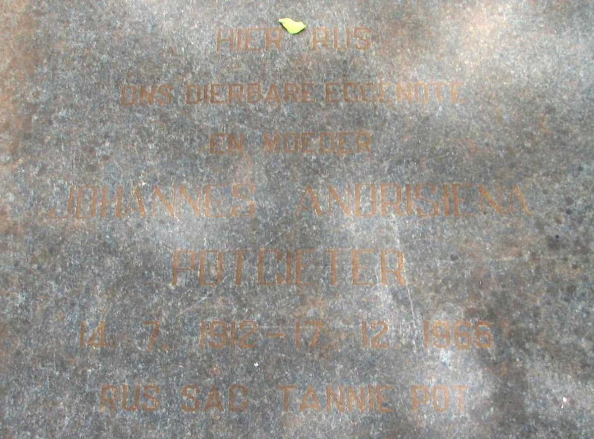 POTGIETER Johannes Andrisiena 1912-1965