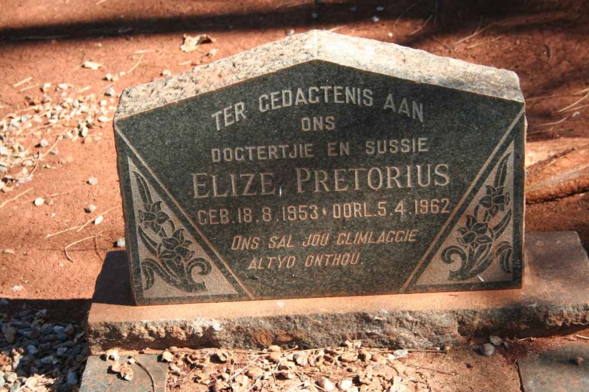 PRETORIUS Elize 1953-1962