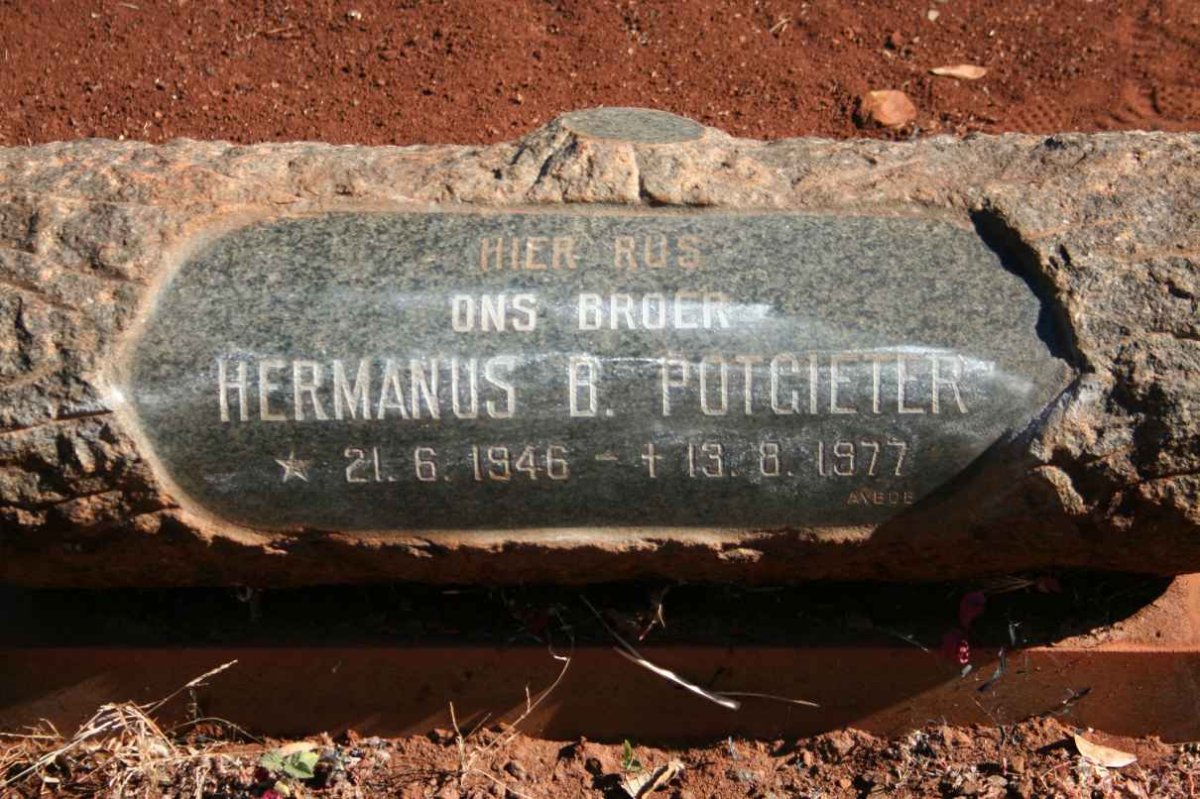 POTGIETER  Hermanus B. 1946-1977