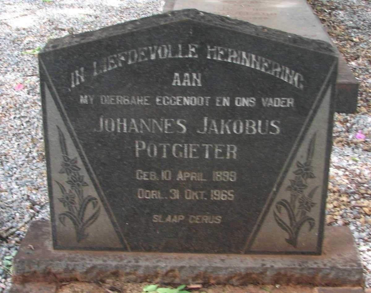 POTGIETER Johannes Jakobus 1899-1965