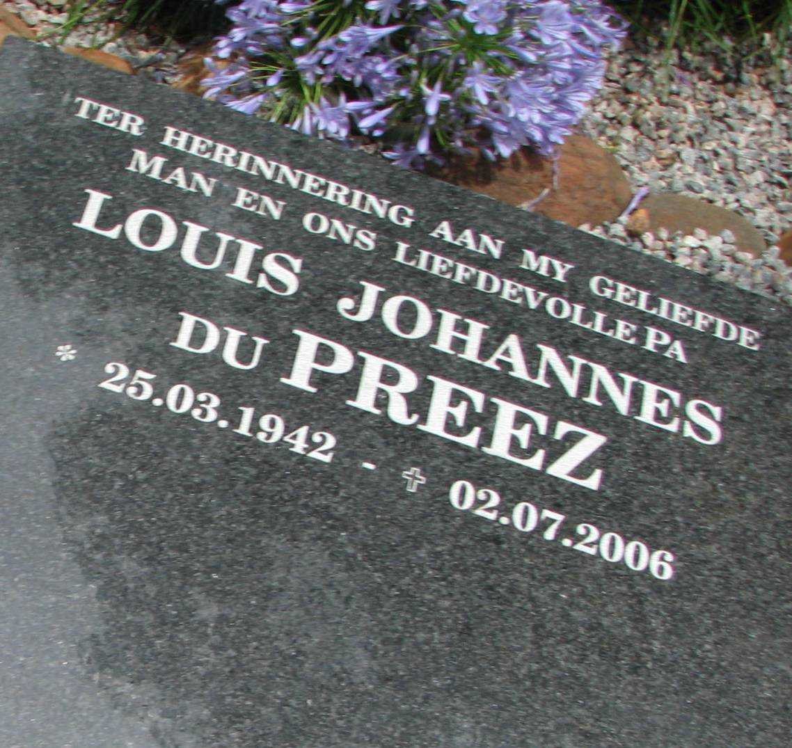 PREEZ Louis Johannes, du 1942-2006