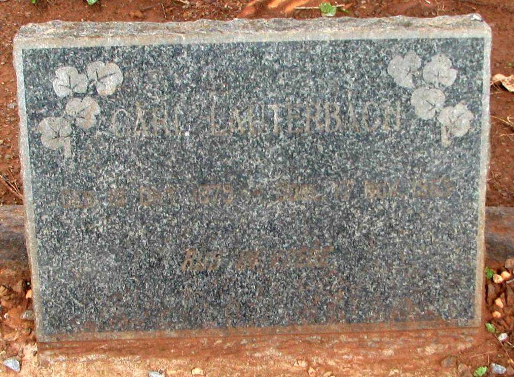 RAUTENBACH Carl 1879-