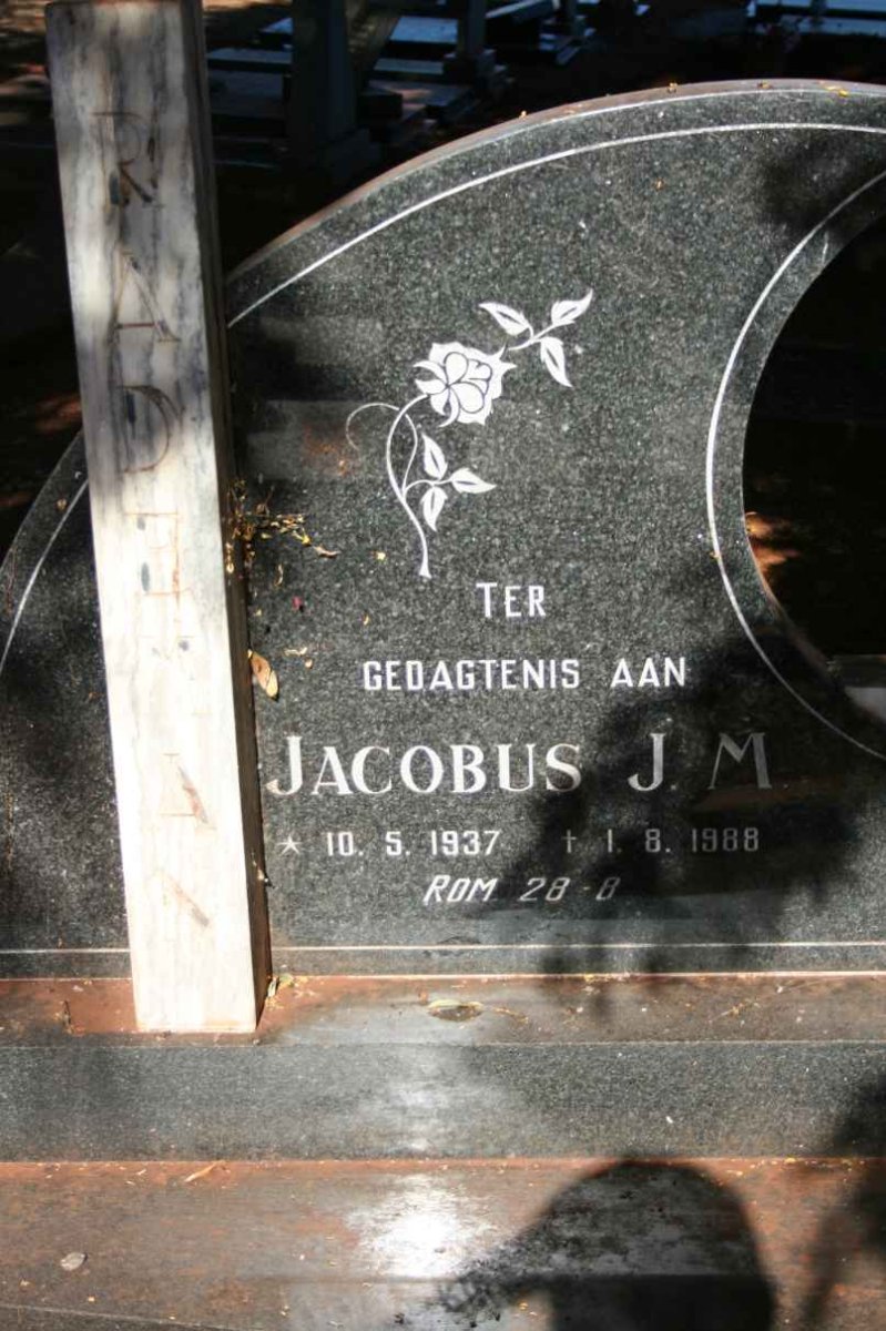 RADEMAN Jacobus J.M. 1937-1988