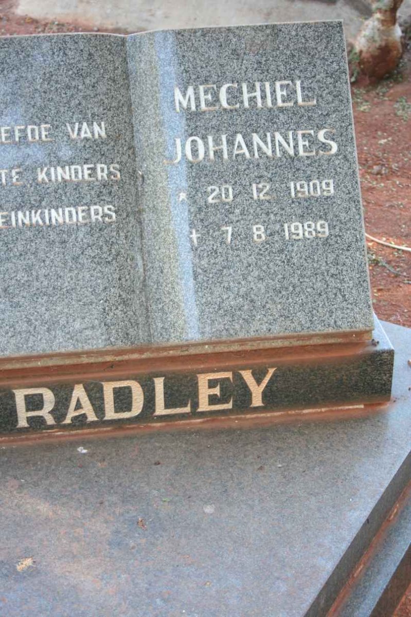 RADLEY Mechiel Johannes 1909-1989
