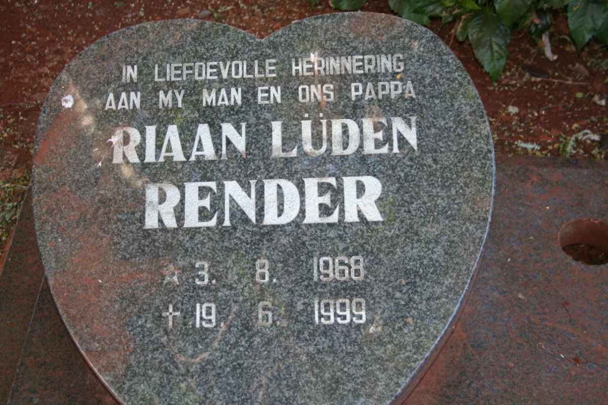RENDER Riaan Lüden 1968-1999