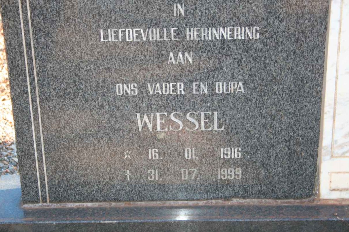 RICHTER Wessel 1916-1999