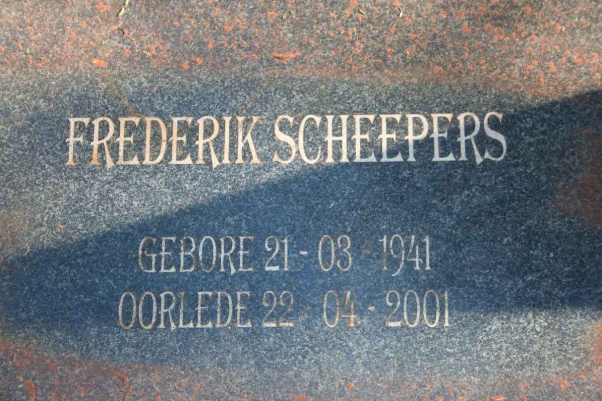 SCHEEPERS Frederik 1941-2001