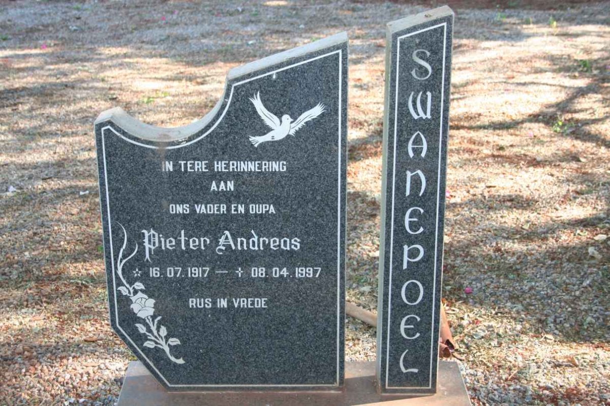 SWANEPOEL Pieter Andreas 1917-1997