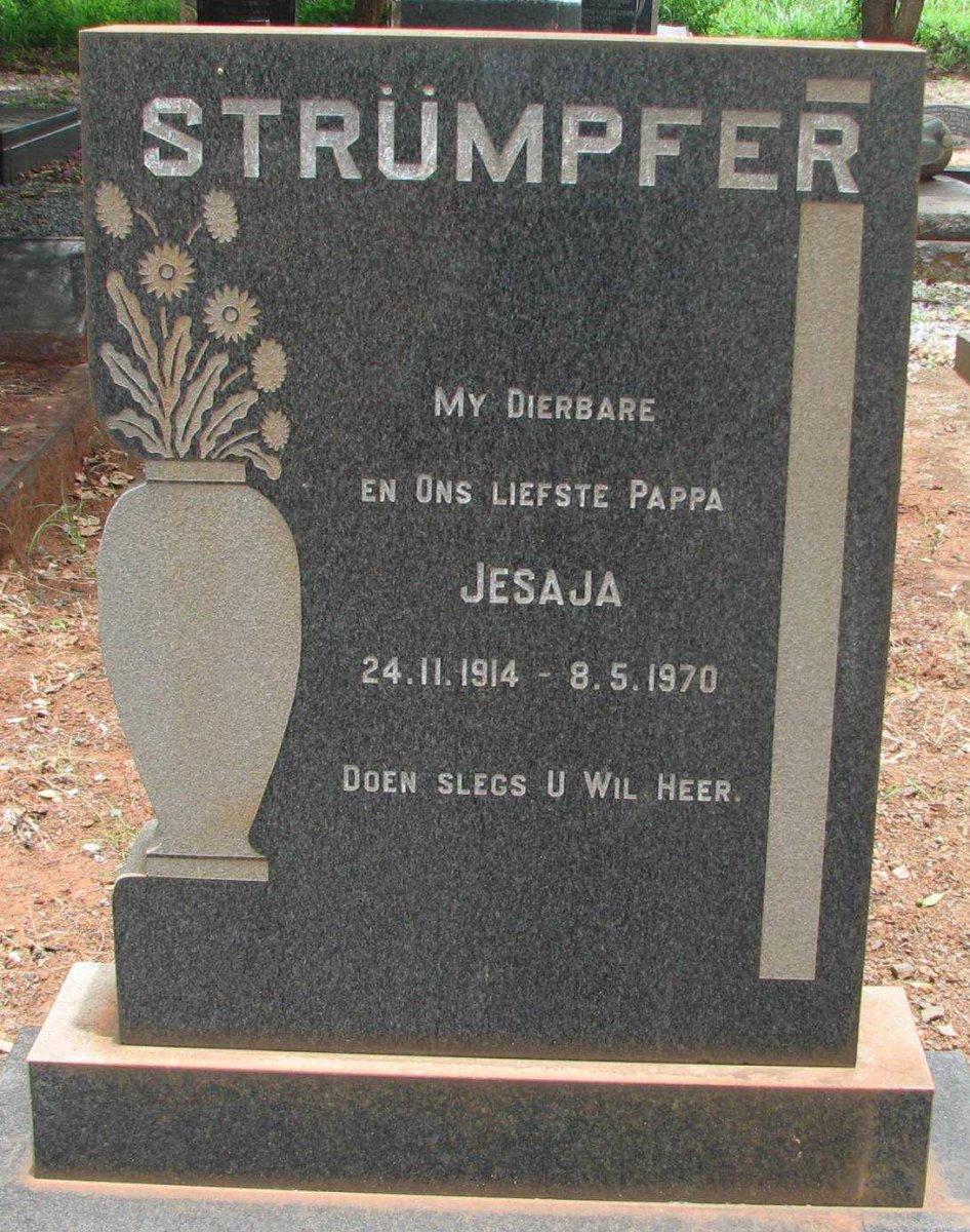 STRÜMPFER Jesaja 1914-1970